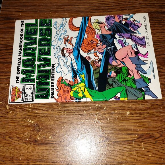 Official Handbook of Marvel Universe Deluxe #8 Magus to Mole-Man - Picture 3 of 3